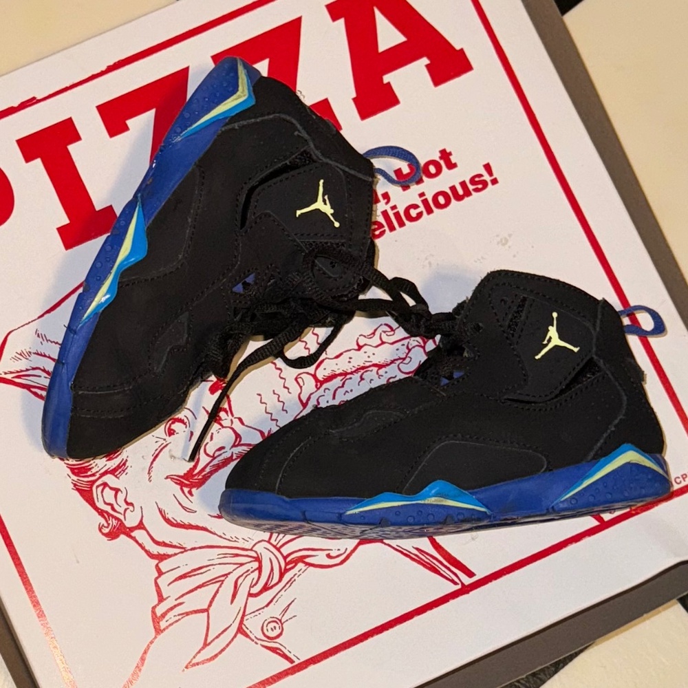 Jordan True Flight Toddler Black/Blue/White *SIZE 9C*